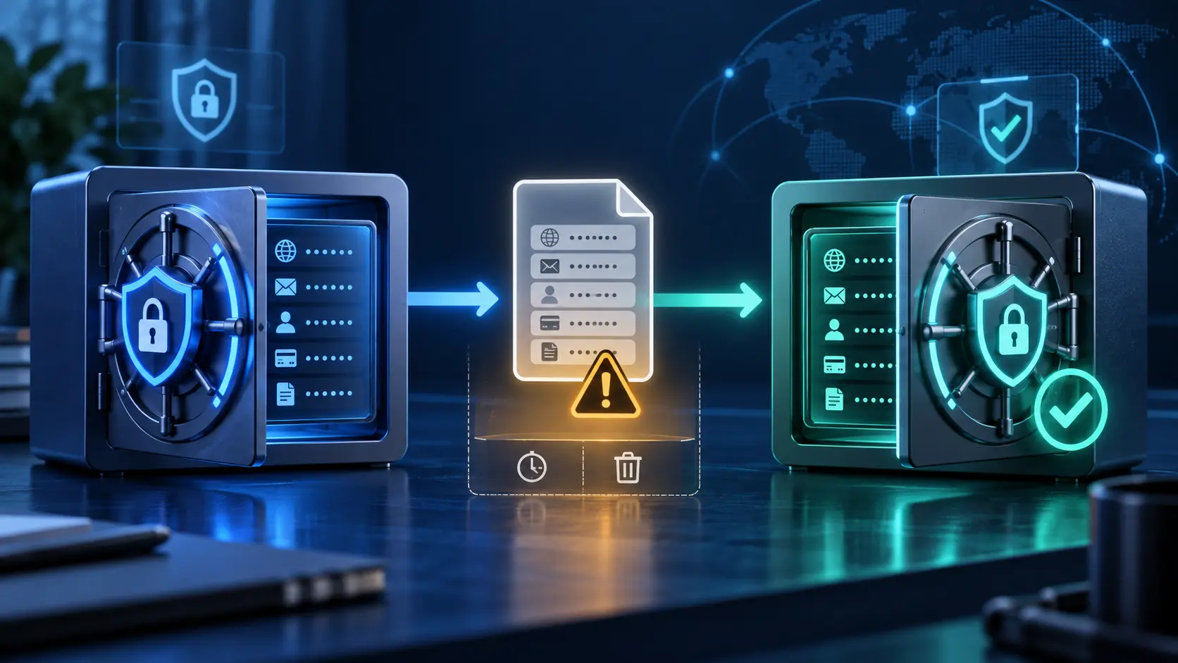 Export RoboForm passwords safely between secure vaults